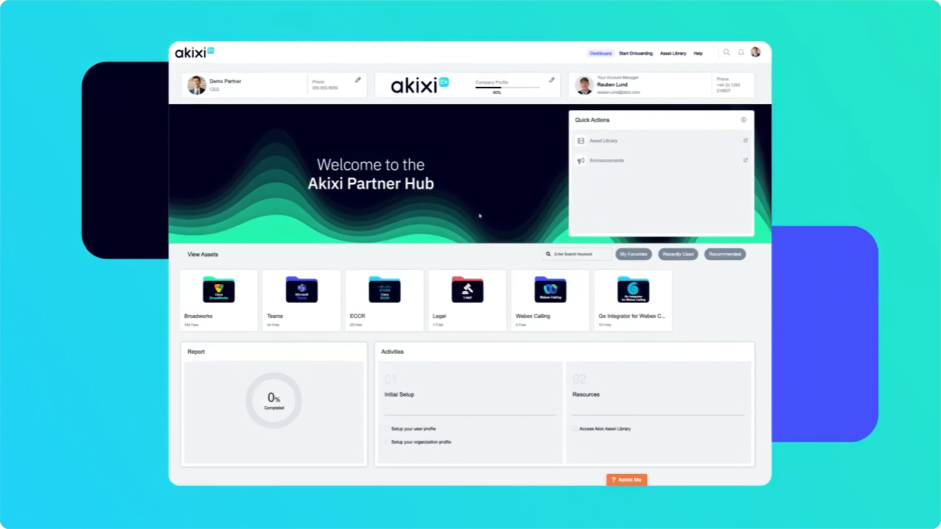 Akixi Partner Hub Promo
